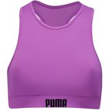 Puma - Racerback Zwemtop - Paars - 100% Polyester