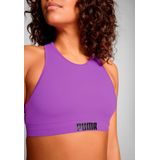 Puma - Racerback Zwemtop - Paars - 100% Polyester