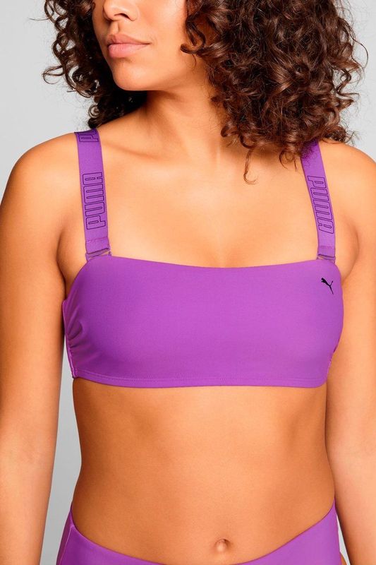 Puma - Bandeau Top - Purple - Dames Bikinitopje