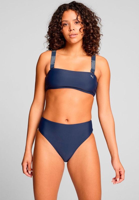 Puma - Swim - Bikinibroekje - Zwart - Hoog Taille