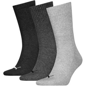Puma - Sportsokken - Grey Melange - 3-pack - Katoen