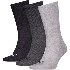 Puma - Sportsokken - Grey Melange - 3-pack - Katoen