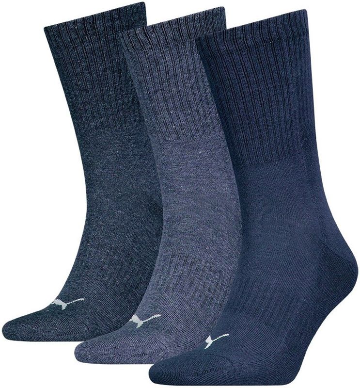 Puma - Sportsokken - Blue Combo - 3 Paar - Cushioned