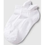 Dames - Sneakersokken - Katoen - Badstof Zool - Wit, Zwart en Grijs