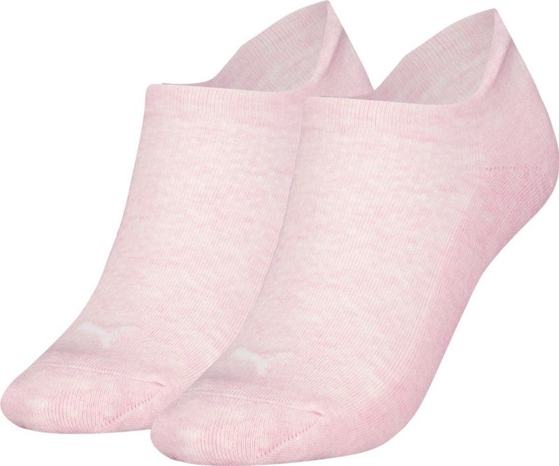 Puma 2 paar dames sneaker sokken - Badstof zool Grijs