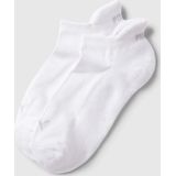 Dames - Sneakersokken - Katoen - Badstof Zool - Wit, Zwart en Grijs