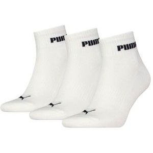 Puma - Quartersokken Cushioned New Generation - 3 paar - Wit - Katoenmix