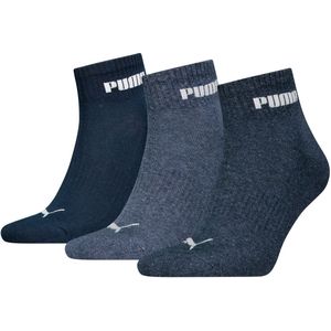 Puma - Quartersokken Cushioned New Generation - Blue Combo - 3-pack