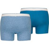 Levi's® Boxershorts »LEVIS MEN VNTG HTR BOXER BRIEF ORG CO 2P«, (2er Pack), mit breitem Logobund
