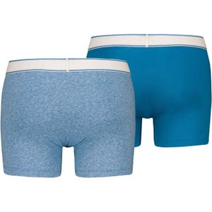 Levis Boxershorts "LEVIS MEN VNTG HTR BOXER BRIEF ORG CO 2P", (2er Pack), mit breitem Logobund