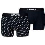 Levi's - Boxer Briefs - 2 Pack - Zwart - Biologisch Katoen
