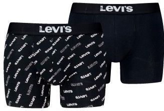 Levi's - Boxer Briefs - 2 Pack - Zwart - Biologisch Katoen