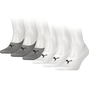 Puma - Onzichtbare Footie Sokken - 3 Paar - Katoen - Ademend