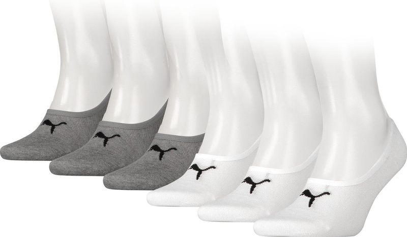 Puma - Onzichtbare Footie Sokken - 3 Paar - Katoen - Ademend