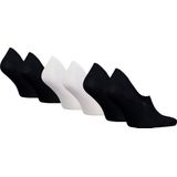 PUMA - Footies - Zwart/Wit - Katoen - Antislip Hiel - 6-Pack