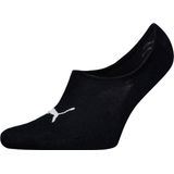 PUMA - Footies - Zwart/Wit - Katoen - Antislip Hiel - 6-Pack