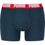 Puma - Heren Boxershort - 4-pack - Katoen - Donkerblauw, Blauw, Grijs