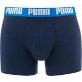 Puma - Heren Boxershort - 4-pack - Katoen - Donkerblauw, Blauw, Grijs