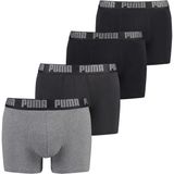 PUMA Boxershorts PUMA MEN EVERYDAY BOXER 4P ECOM (Packung, 4er Pack) mit breitem Logo-Webbund