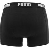 Puma - Boxershorts - 4-Pack - Zwart/Grijs - Katoen/Elastan