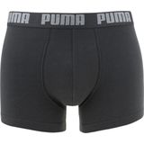 Puma - Boxershorts - 4-Pack - Zwart/Grijs - Katoen/Elastan