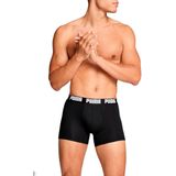 PUMA - Boxer Briefs - Boxershort - Zwart/Grijs - 4-Pack, 95% Katoen, 5% Elastaan