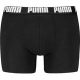 PUMA - Boxer Briefs - Boxershort - Zwart/Grijs - 4-Pack, 95% Katoen, 5% Elastaan