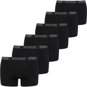 Puma Basic Heren Boxer 6 pack Zwart