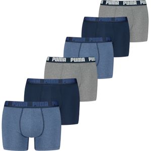 PUMA Boxershorts "PUMA MEN EVERYDAY BOXER 6P ECOM", (Packung, 6er Pack), mit komfortablem Bund