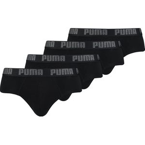 PUMA - Herenslip - Effen - Mix van Katoen en Elastaan - Set van 4
