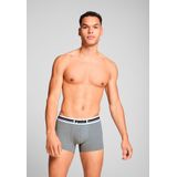 Puma Boxershorts Everyday Placed Logo - 2 pack - Grey Melange / Black - Maat S