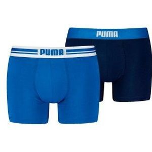 Puma - Boxershorts - 2-pack - True Blue - 95% Katoen, 5% Elastaan