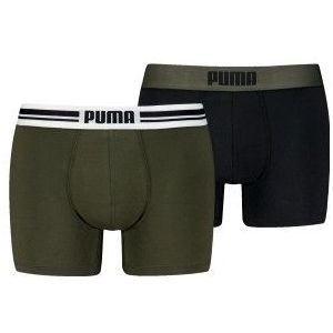 Puma Boxershorts Everyday Placed Logo - 2 pack - Forest Night - Maat S