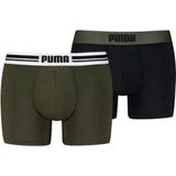 Puma - Boxershorts - Forest Night - 2-Pack - 95% Katoen, 5% Elastaan