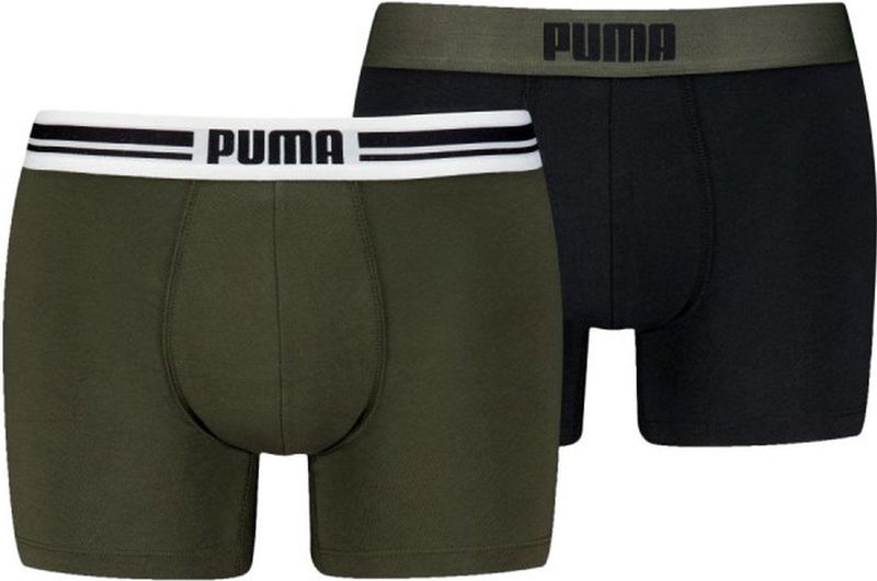 Puma - Boxershorts - Forest Night - 2-Pack - 95% Katoen, 5% Elastaan