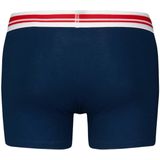Boxershort - Blauw/Grey Melange - Katoen 95% - Elastische Band