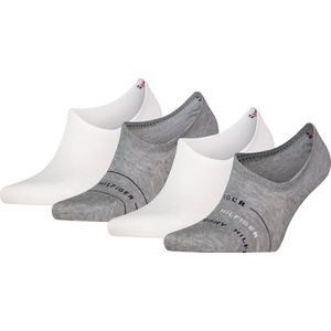 TOMMY HILFIGER - Geschenkdoos - Sokken - Grijs + Wit - Katoen