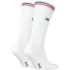 Tommy Hilfiger - Crew Sokken - Unisex - 2-Pack - Organisch Katoen - Zwart