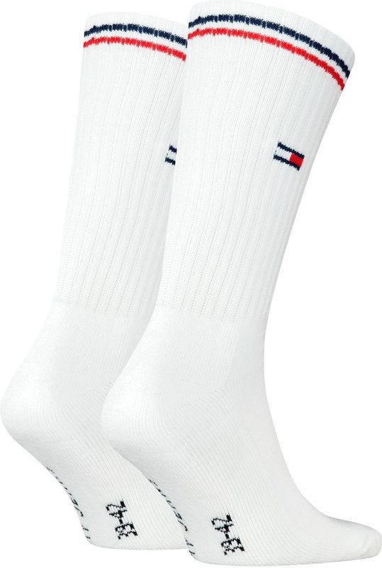 Tommy Hilfiger - Crew Sokken - Unisex - 2-Pack - Organisch Katoen - Zwart