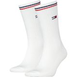 Tommy Hilfiger - Crew Socks - Unisex - 2-paar - Katoen - Zwart