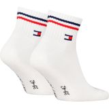 Tommy Hilfiger - TH UNI TJ QUARTER - Korte Sokken - Wit - 2 Paar
