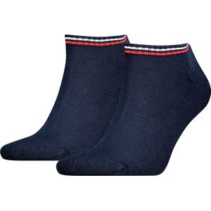 Tommy Hilfiger - Iconic - Sneakersokken - Blauw - Katoen 88%, Polyamide 11%, Elastaan 1%