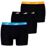 PUMA Boxer "MEN PROMO SOLID BOXER 3P", (3er Pack), mit elastischem Logobund