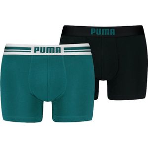 Puma - Everyday Placed Logo - Boxershorts - Groen - 2-pack