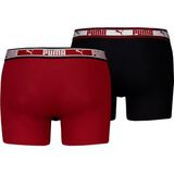 PUMA Boxershort - Rood - Biologisch Katoen - 2-Pack
