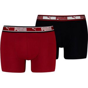 PUMA Boxershort - Rood - Biologisch Katoen - 2-Pack