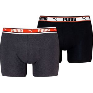 Puma - Boxershorts - Black/Red - 2-pack