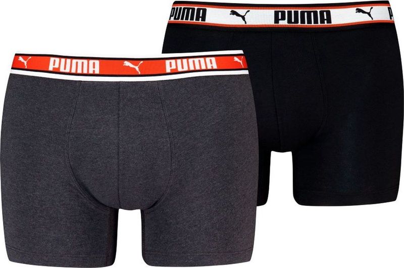 Puma - Boxershorts - Black/Red - 2-pack