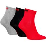 Sneakersokken met logo in een set van 3 paar