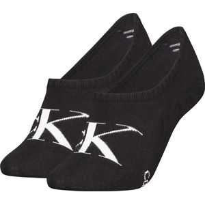 Calvin Klein - Footies - Katoen - 2 Paar - Zwart